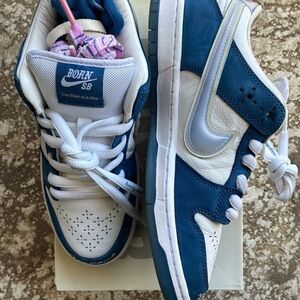 Used Nike SB Dunk Low Born x Raised. Mens size 8. Extra Laces included